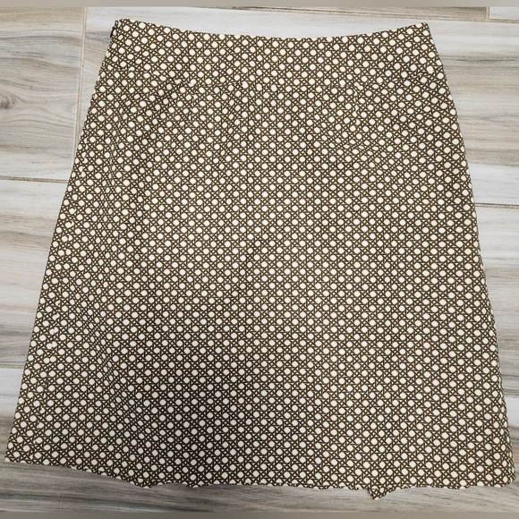 Talbots Brown Pleated Skirt Size 10 - Picture 3 of 8